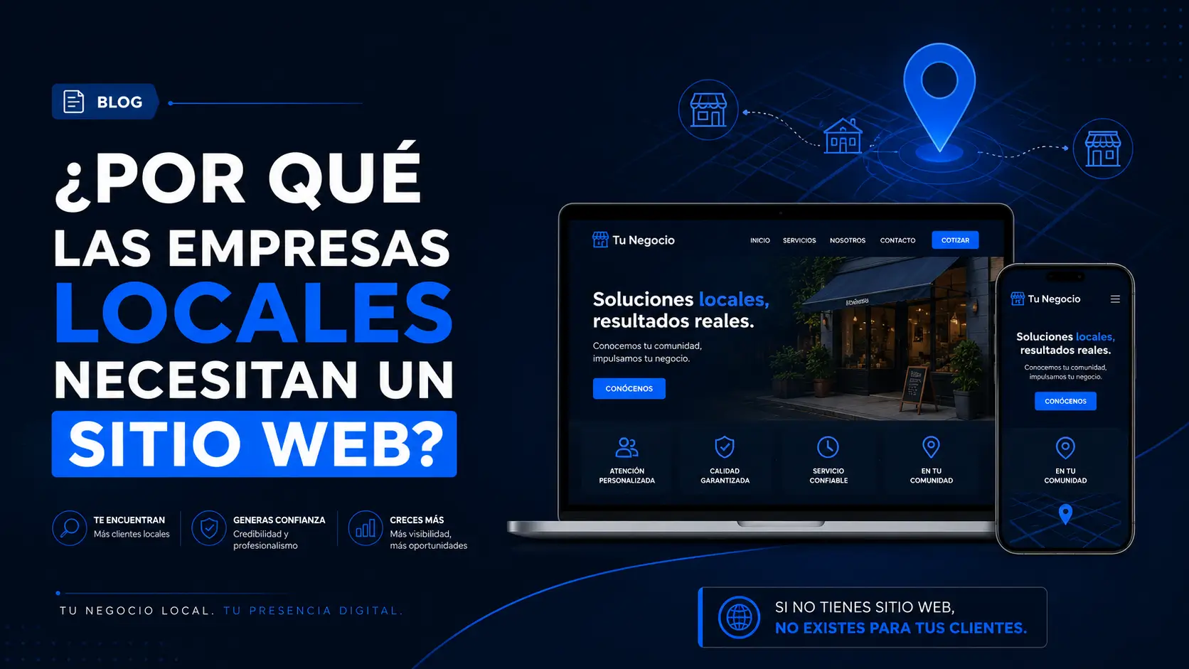 sitio web para negocios